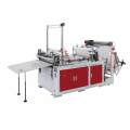 Heat sealing and cold cutting heavy duty bag making machine